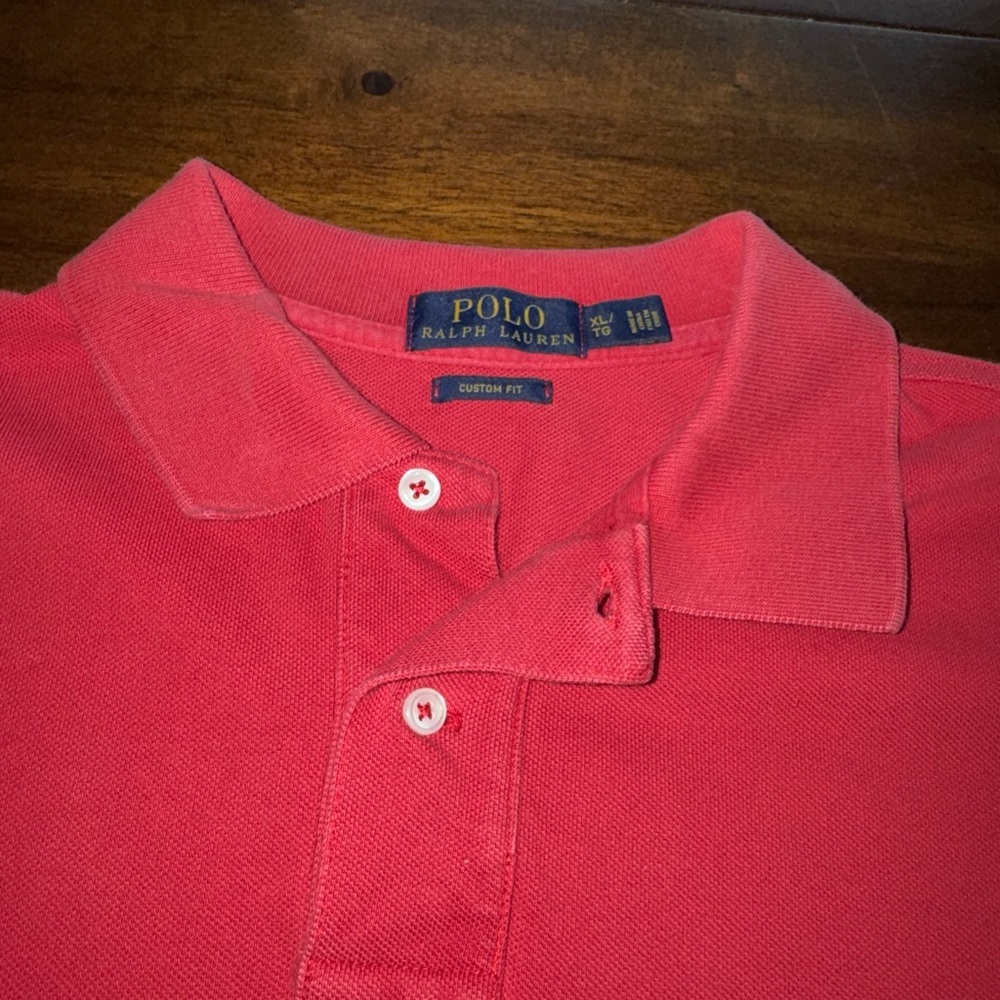 Polo Ralph Lauren S/S Polo Shirts Mens XL Lot of 3 Red Blue Striped Golf Cotton - Picture 9 of 15